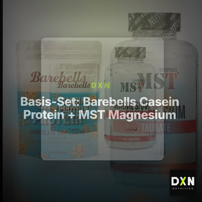 Basis-Set: Barebells Casein Protein + MST Magnesium Taurat – Clean Showcase Plus