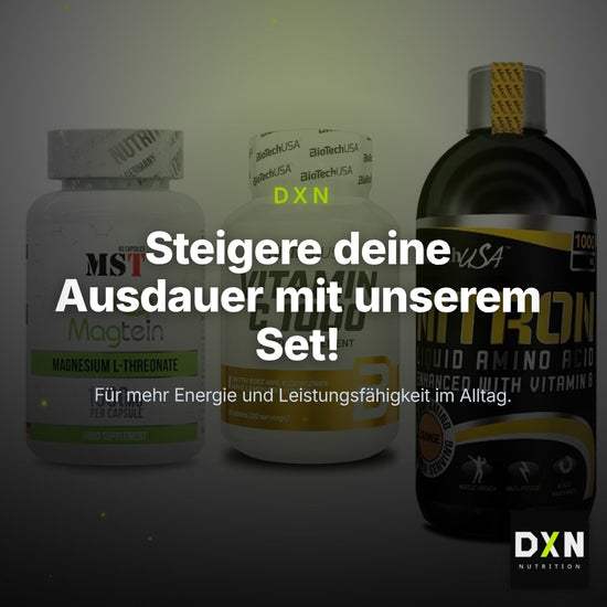 Ausdauer-Set: MST Magnesium + BioTech Vitamin + BioTech Liquid – Clean Showcase Plus