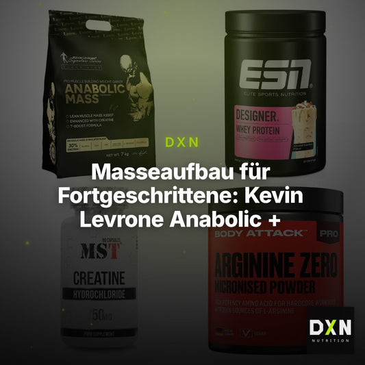 Masseaufbau für Fortgeschrittene: Kevin Levrone Anabolic + 3 weitere – Clean Showcase Plus