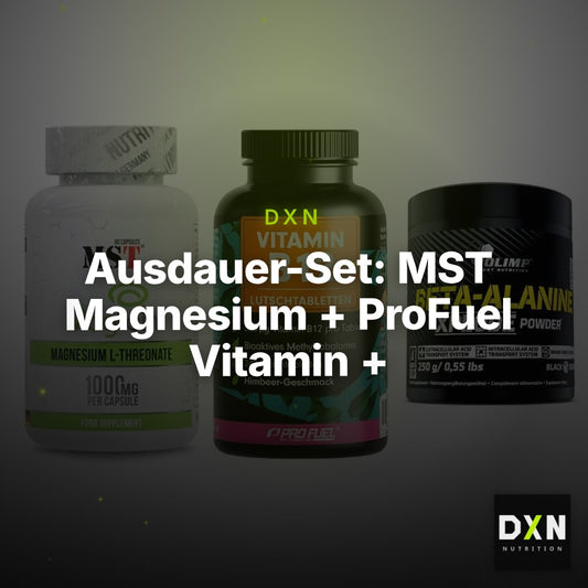 Ausdauer-Set: MST Magnesium + ProFuel Vitamin + Olimp Beta-Alani – Clean Showcase Plus