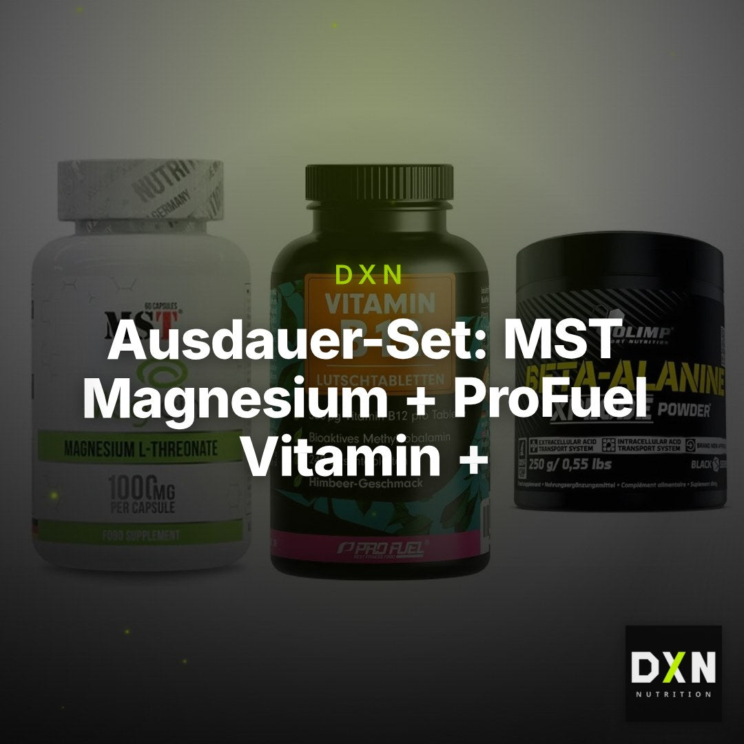Ausdauer-Set: MST Magnesium + ProFuel Vitamin + Olimp Beta-Alani – Clean Showcase Plus