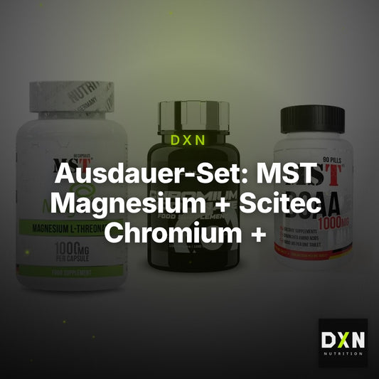Ausdauer-Set: MST Magnesium + Scitec Chromium + MST BCAA 1000 – Clean Showcase Plus