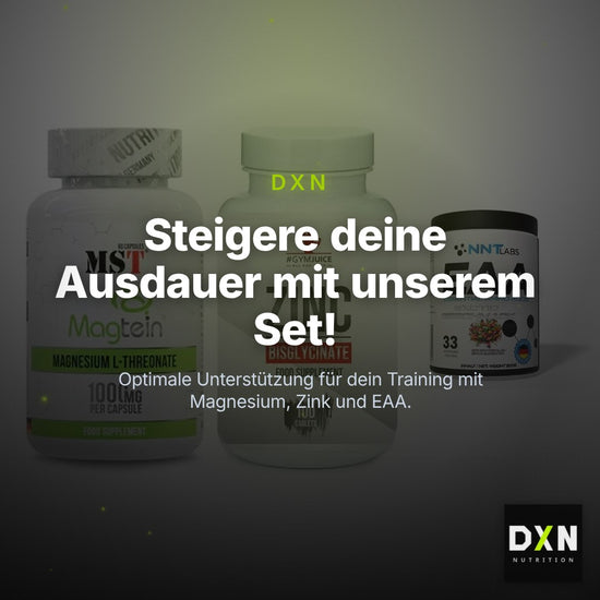 Ausdauer-Set: MST Magnesium + #GYMJUICE ZINC + NNT EAA – Clean Showcase Plus