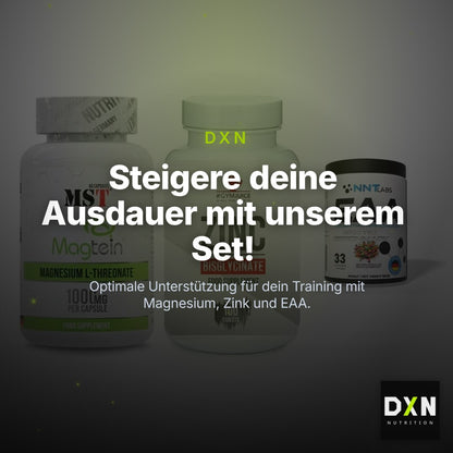 Ausdauer-Set: MST Magnesium + #GYMJUICE ZINC + NNT EAA – Clean Showcase Plus