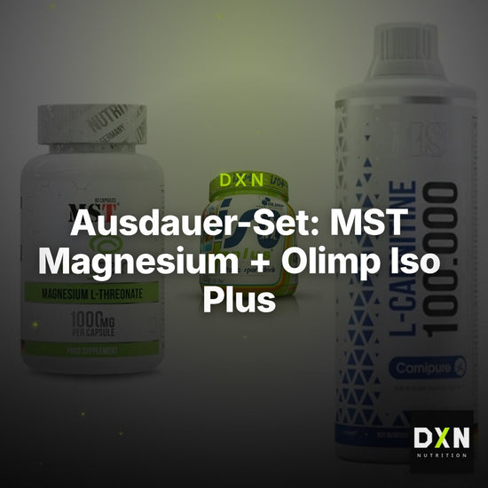 Ausdauer-Set: MST Magnesium + Olimp Iso Plus + MST L-Carnitine – Clean Showcase Plus