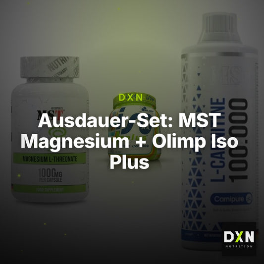 Ausdauer-Set: MST Magnesium + Olimp Iso Plus + MST L-Carnitine – Clean Showcase Plus