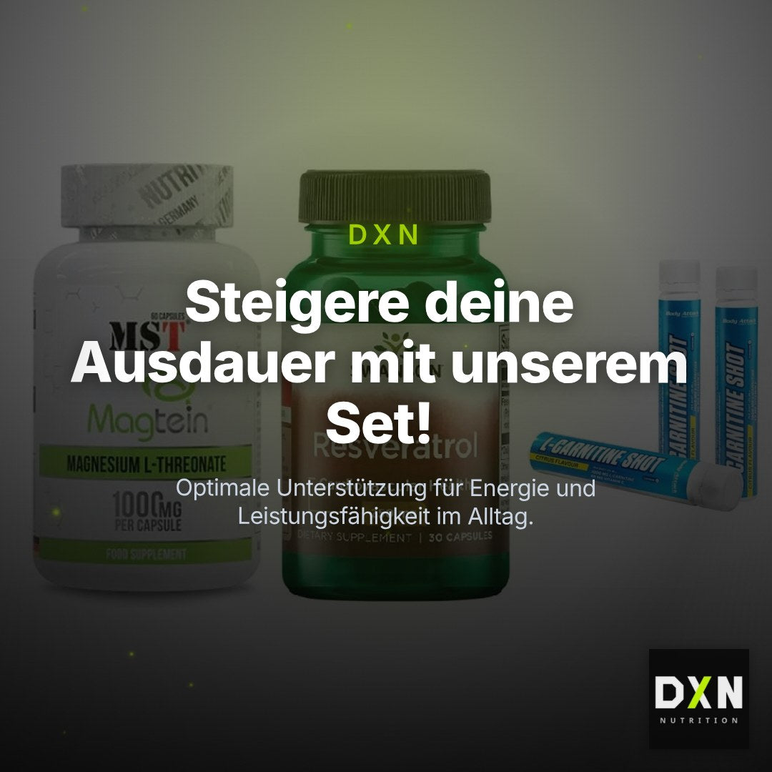 Ausdauer-Set: MST Magnesium + Swanson Resverat + Body Attack – Clean Showcase Plus