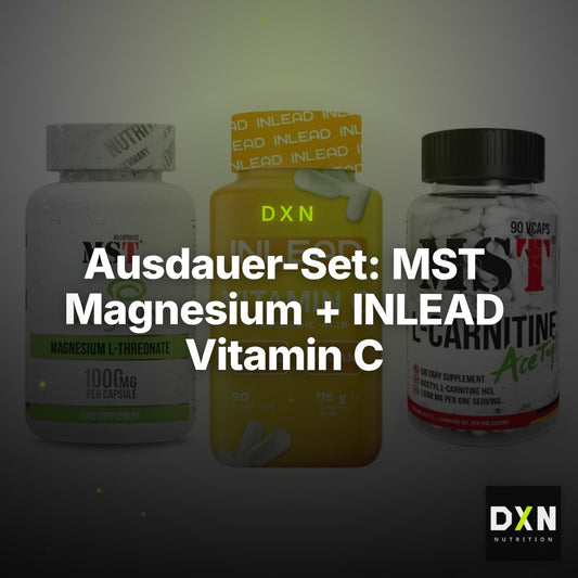 Ausdauer-Set: MST Magnesium + INLEAD Vitamin C + MST L-Carnitine – Clean Showcase Plus