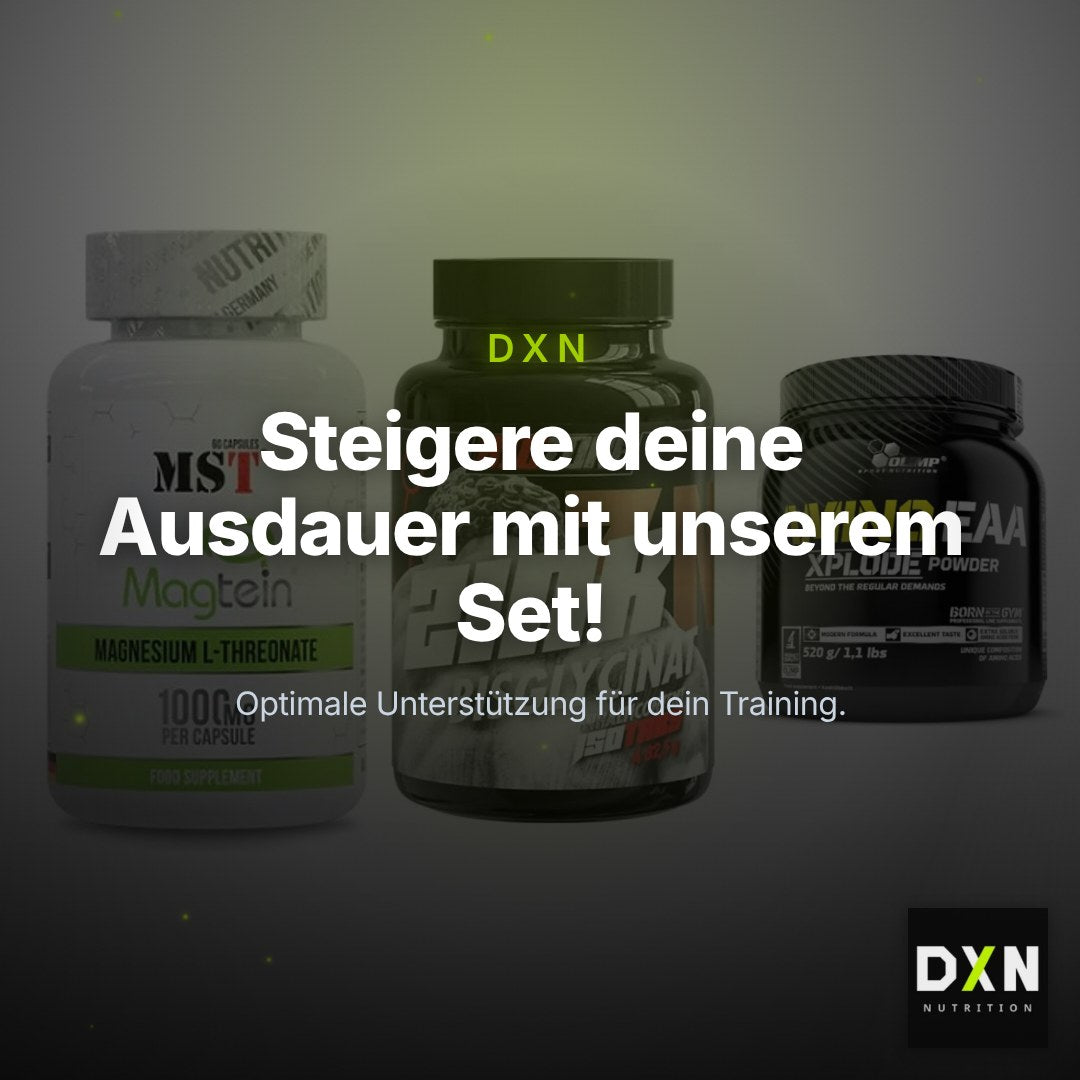Ausdauer-Set: MST Magnesium + Big Zone Zink + Olimp Amino EAA – Clean Showcase Plus