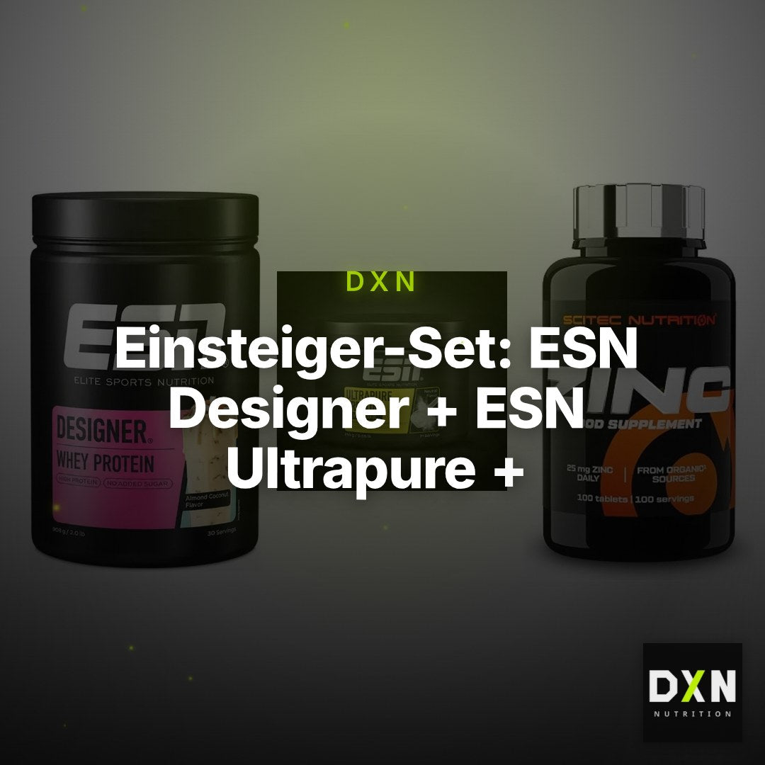 Einsteiger-Set: ESN Designer + ESN Ultrapure + Scitec Zinc – Clean Showcase Plus