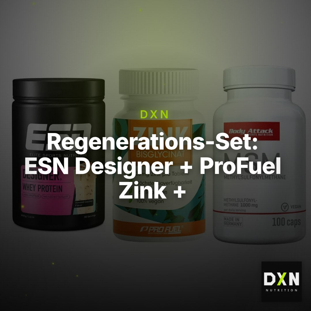 Regenerations-Set: ESN Designer + ProFuel Zink + Body Attack MSM – Clean Showcase Plus