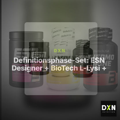 Definitionsphase-Set: ESN Designer + BioTech L-Lysi + BioTech Thermo – Clean Showcase Plus