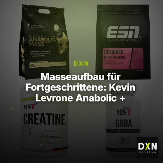 Masseaufbau für Fortgeschrittene: Kevin Levrone Anabolic + 3 weitere – Clean Showcase Plus