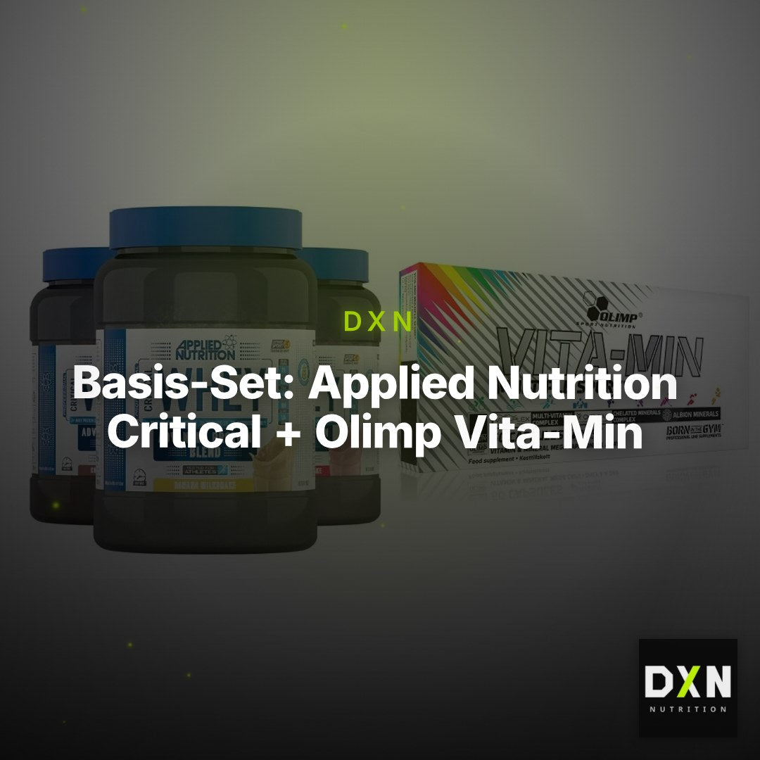 Basis-Set: Applied Nutrition Critical + Olimp Vita-Min Multiple – Clean Showcase Plus