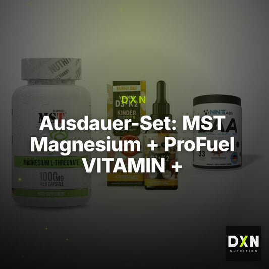 Ausdauer-Set: MST Magnesium + ProFuel VITAMIN + NNT EAA – Clean Showcase Plus