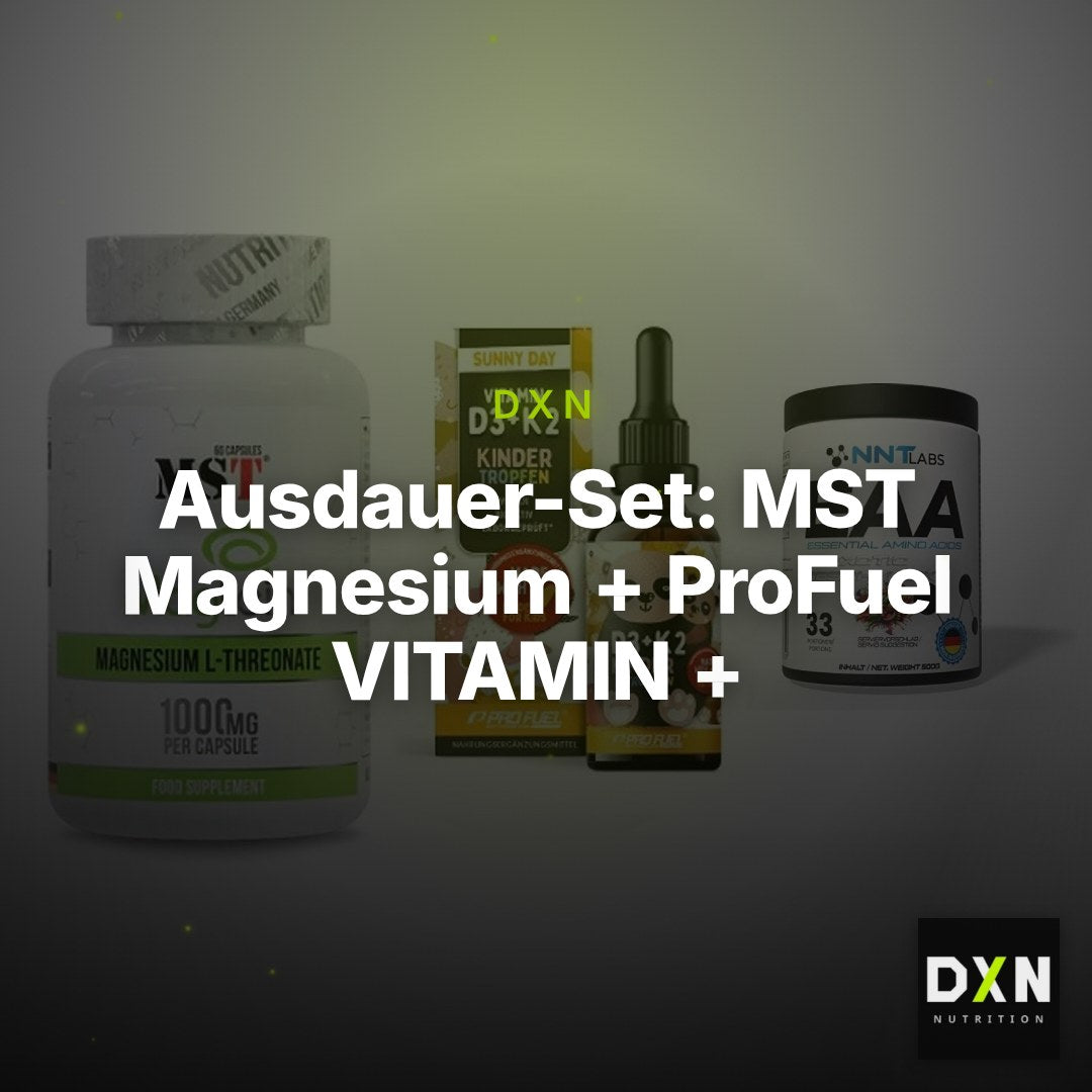 Ausdauer-Set: MST Magnesium + ProFuel VITAMIN + NNT EAA – Clean Showcase Plus