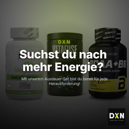Ausdauer-Set: MST Magnesium + Big Zone Vitafus + BioTech BCAA+B6 – Clean Showcase Plus
