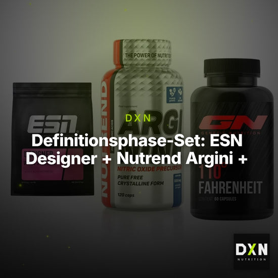 Definitionsphase-Set: ESN Designer + Nutrend Argini + GN 110 Fahrenh – Clean Showcase Plus