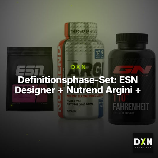 Definitionsphase-Set: ESN Designer + Nutrend Argini + GN 110 Fahrenh – Clean Showcase Plus
