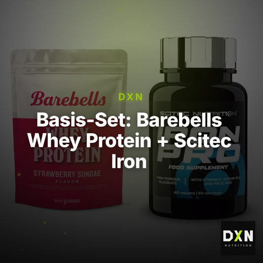 Basis-Set: Barebells Whey Protein + Scitec Iron Pro – Clean Showcase Plus