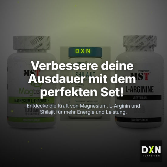 Ausdauer-Set: MST Magnesium + Applied Nutritio + MST L-Arginine – Clean Showcase Plus