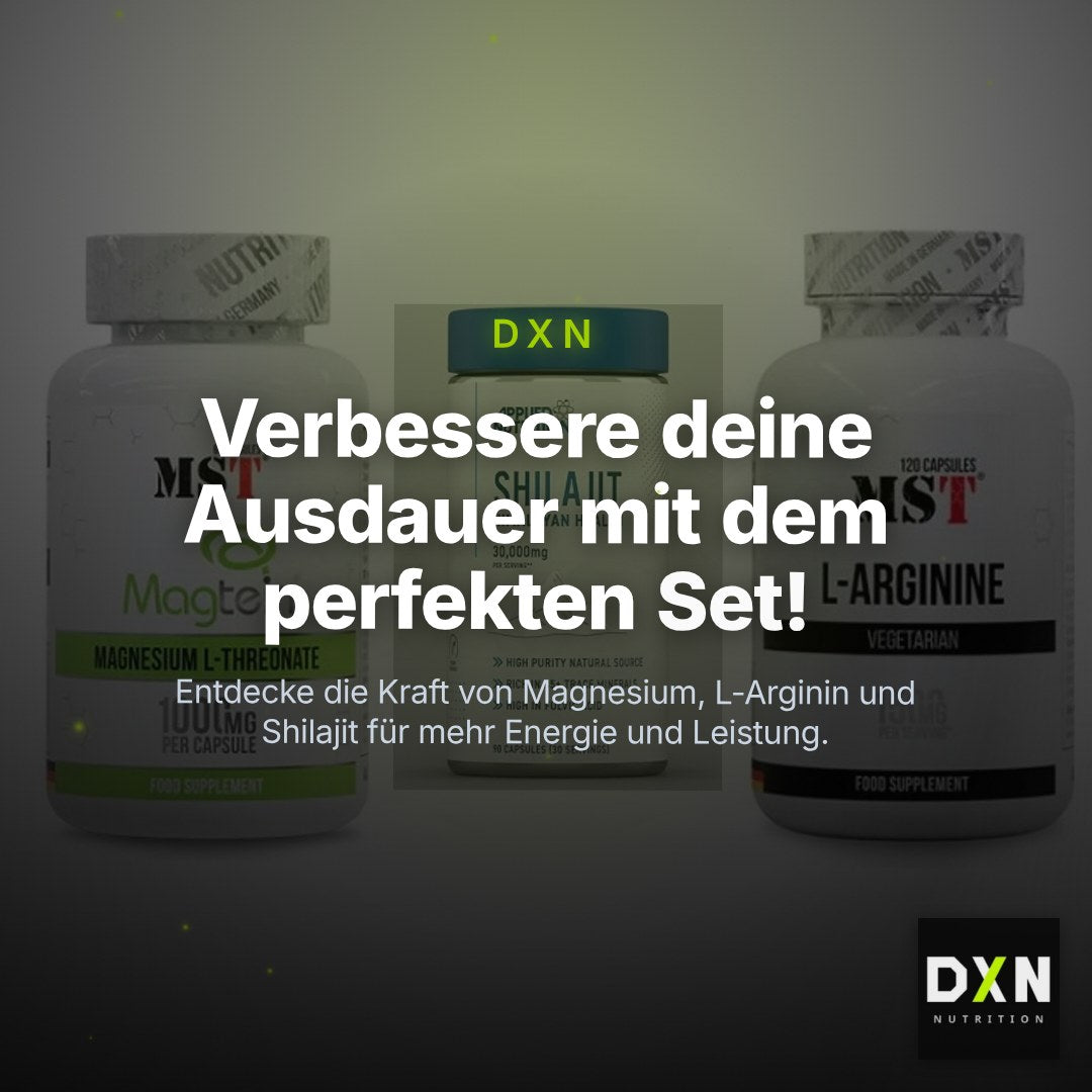 Ausdauer-Set: MST Magnesium + Applied Nutritio + MST L-Arginine – Clean Showcase Plus