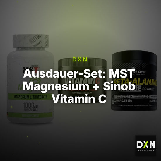 Ausdauer-Set: MST Magnesium + Sinob Vitamin C + Olimp Beta-Alani – Clean Showcase Plus
