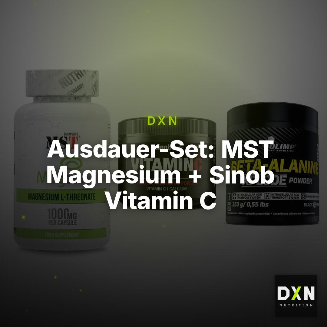 Ausdauer-Set: MST Magnesium + Sinob Vitamin C + Olimp Beta-Alani – Clean Showcase Plus