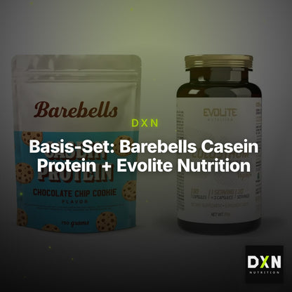 Basis-Set: Barebells Casein Protein + Evolite Nutrition Colostrum 30% – Clean Showcase Plus