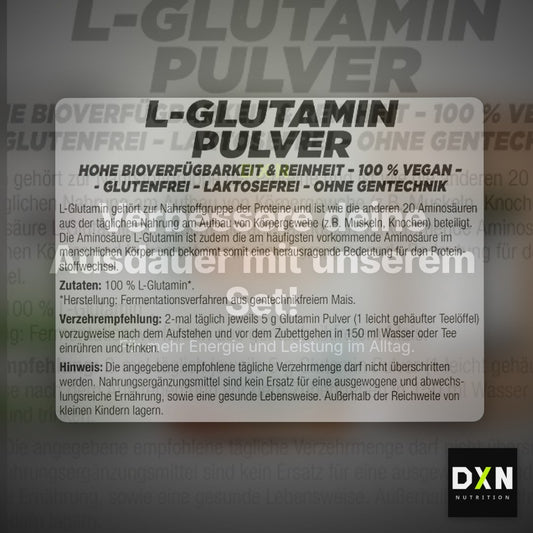 Ausdauer-Set: MST Magnesium + ProFuel EISEN + MySupps Glutamin – Clean Showcase Plus