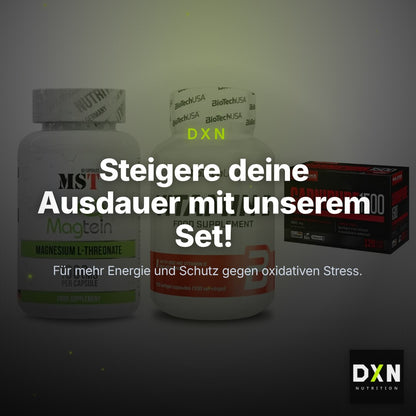 Ausdauer-Set: MST Magnesium + BioTech Vitamin + Body Attack – Clean Showcase Plus