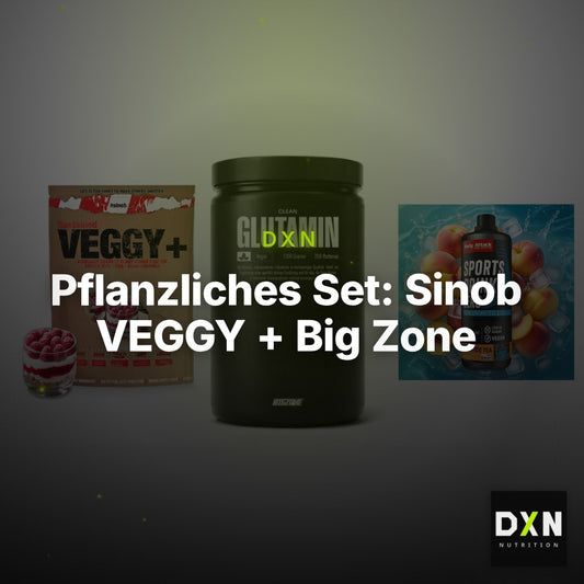 Pflanzliches Set: Sinob VEGGY + Big Zone + Body Attack – Clean Showcase Plus