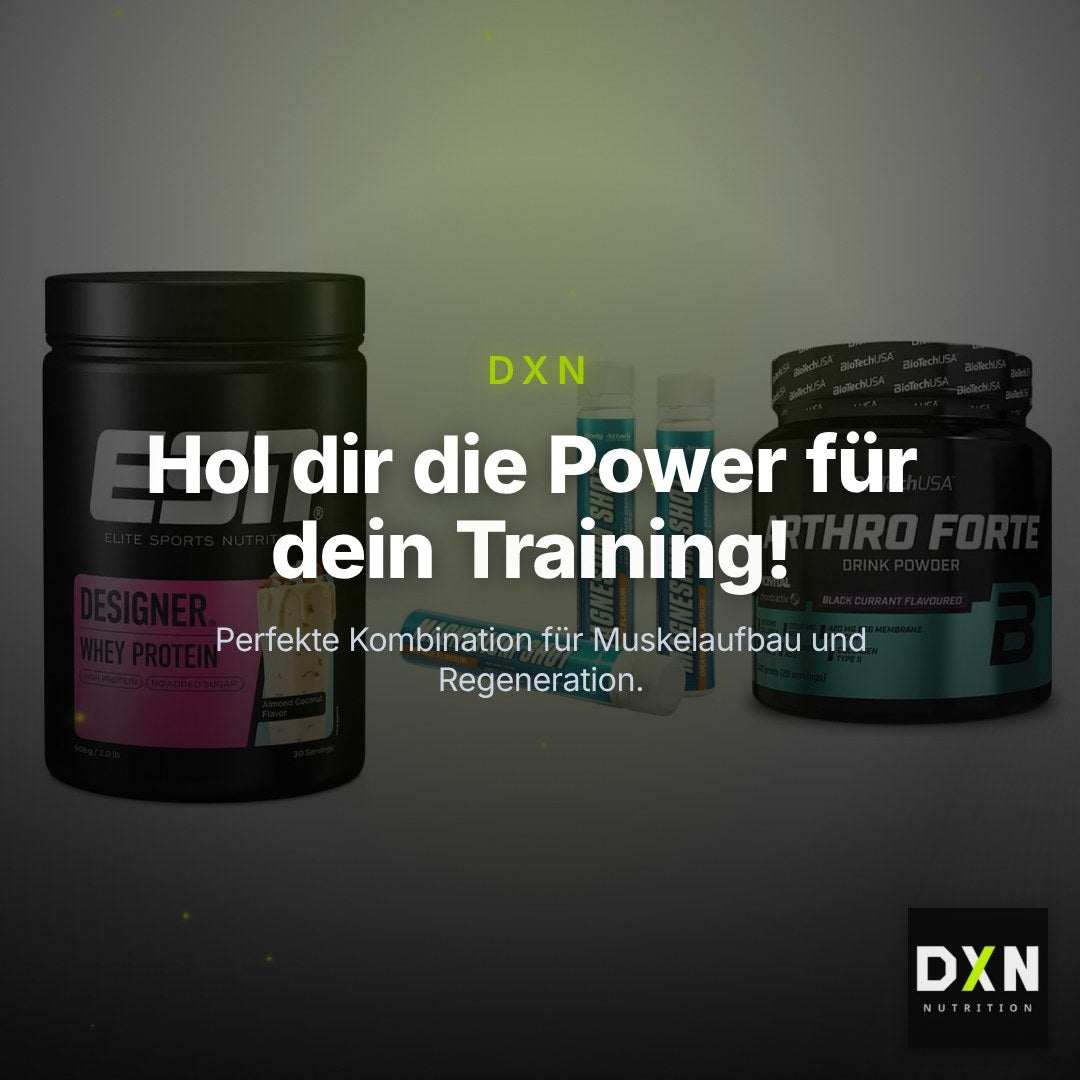 Regenerations-Set: ESN Designer + Body Attack + BioTech Arthro – Clean Showcase Plus