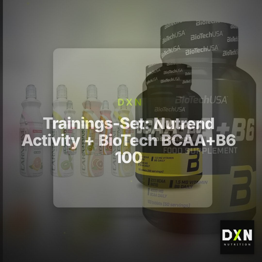 Trainings-Set: Nutrend Activity + BioTech BCAA+B6 100 Tabl – Clean Showcase Plus