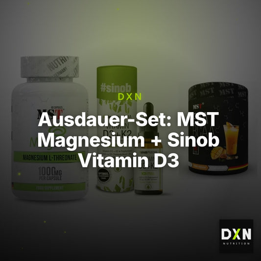Ausdauer-Set: MST Magnesium + Sinob Vitamin D3 + MST EAA & BCAA – Clean Showcase Plus