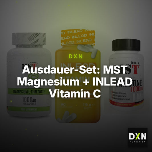 Ausdauer-Set: MST Magnesium + INLEAD Vitamin C + MST L-Carnitine – Clean Showcase Plus