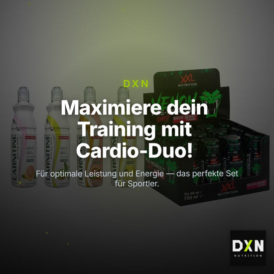 Cardio-Duo: Nutrend Activity + XXL Nutrition Venom Shot – Clean Showcase Plus