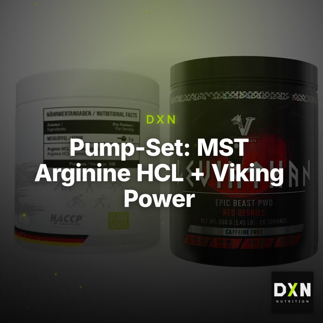 Pump-Set: MST Arginine HCL + Viking Power Leviathan Hardcore – Clean Showcase Plus