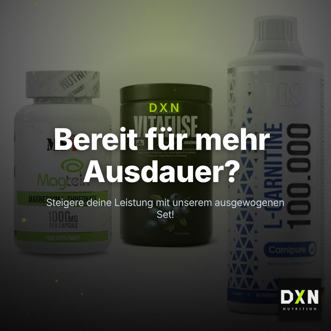 Ausdauer-Set: MST Magnesium + Big Zone Vitafus + MST L-Carnitine – Clean Showcase Plus