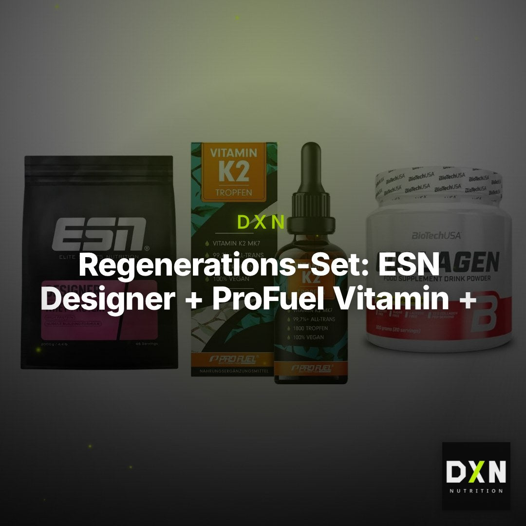 Regenerations-Set: ESN Designer + ProFuel Vitamin + BioTech Collage – Clean Showcase Plus