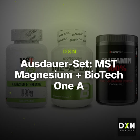 Ausdauer-Set: MST Magnesium + BioTech One A + Sinob Core – Clean Showcase Plus