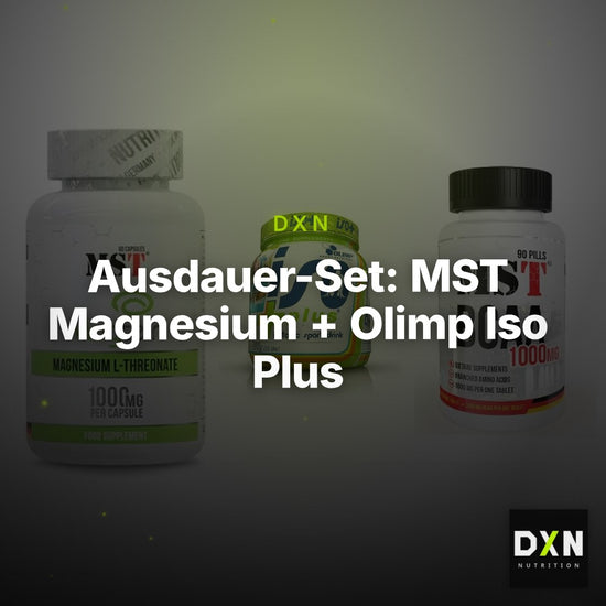 Ausdauer-Set: MST Magnesium + Olimp Iso Plus + MST BCAA 1000 – Clean Showcase Plus