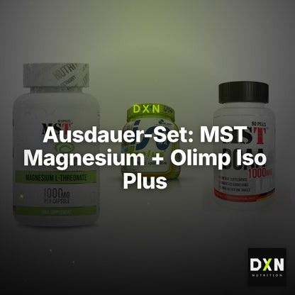Ausdauer-Set: MST Magnesium + Olimp Iso Plus + MST BCAA 1000 – Clean Showcase Plus