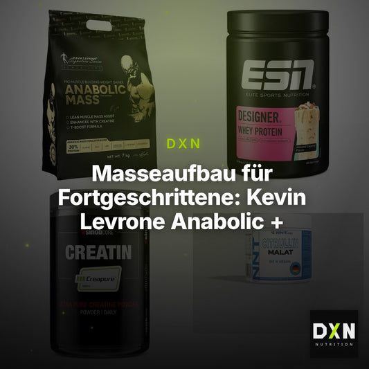 Masseaufbau für Fortgeschrittene: Kevin Levrone Anabolic + 3 weitere – Clean Showcase Plus