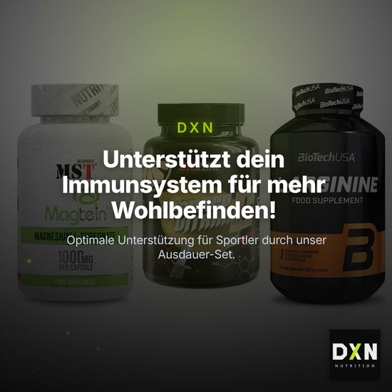 Ausdauer-Set: MST Magnesium + Big Zone Buffere + BioTech L-Argini – Clean Showcase Plus