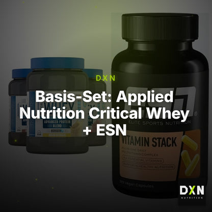 Basis-Set: Applied Nutrition Critical Whey + ESN Vitamin Stack – Clean Showcase Plus