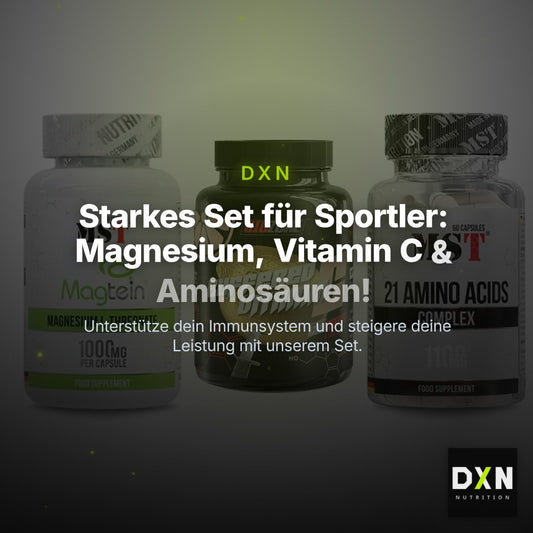 Ausdauer-Set: MST Magnesium + Big Zone Buffere + MST 21 Amino – Clean Showcase Plus
