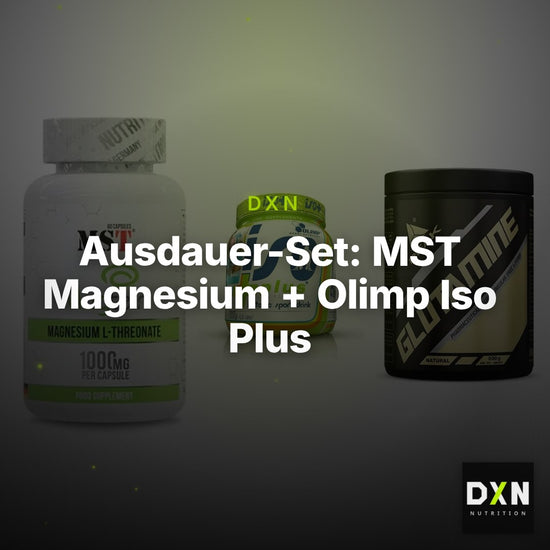 Ausdauer-Set: MST Magnesium + Olimp Iso Plus + Peak Glutamin – Clean Showcase Plus