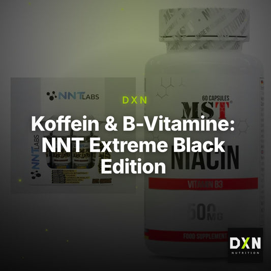 Koffein & B-Vitamine: NNT Extreme Black Edition Shot + MST Niacin – Clean Showcase Plus