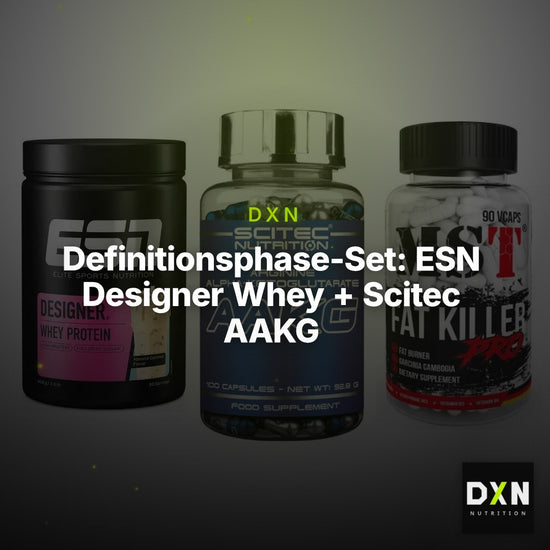 Definitionsphase-Set: ESN Designer Whey + Scitec AAKG + MST Fat Killer – Clean Showcase Plus